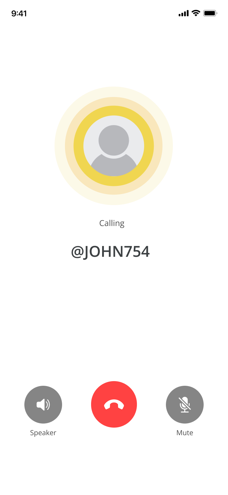 ScanMe+ in-app calling screen connecting two users for free